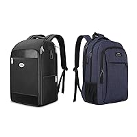MATEIN Laptop Backpack, Slim Travel Backpack with Laptop Compartment for Men Women, 50L Expandable Business Carry on Backpack with USB Port & Wet Bag