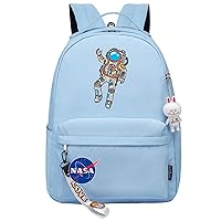 Student NASA Graphic Bookbag-Teenager Wear Resistant Daypack Waterproof Travel Bag for Outdoor