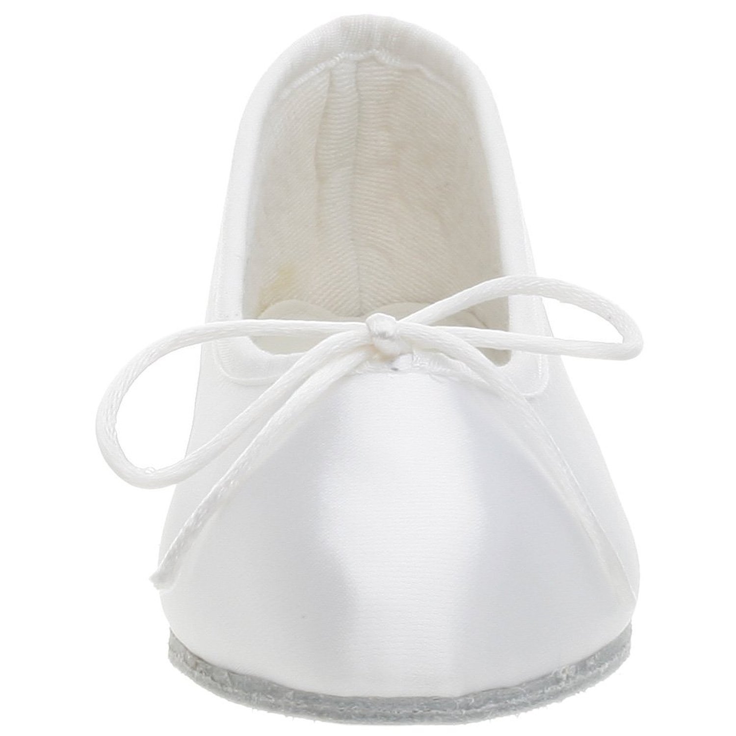 Dempsey Marie Baby & Girl's Satin Dyeable Ballet Flats with Cinch Tie Chord