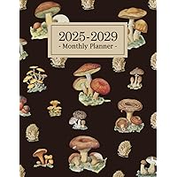 Monthly Planner 2025-2029: 5 Year (January 2025 Through December 2029) with Federal Holidays. Large Size 8,5