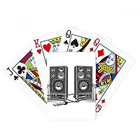 Song Music Loudspeaker Box Pattern Poker Playing Magic Card Fun Board Game
