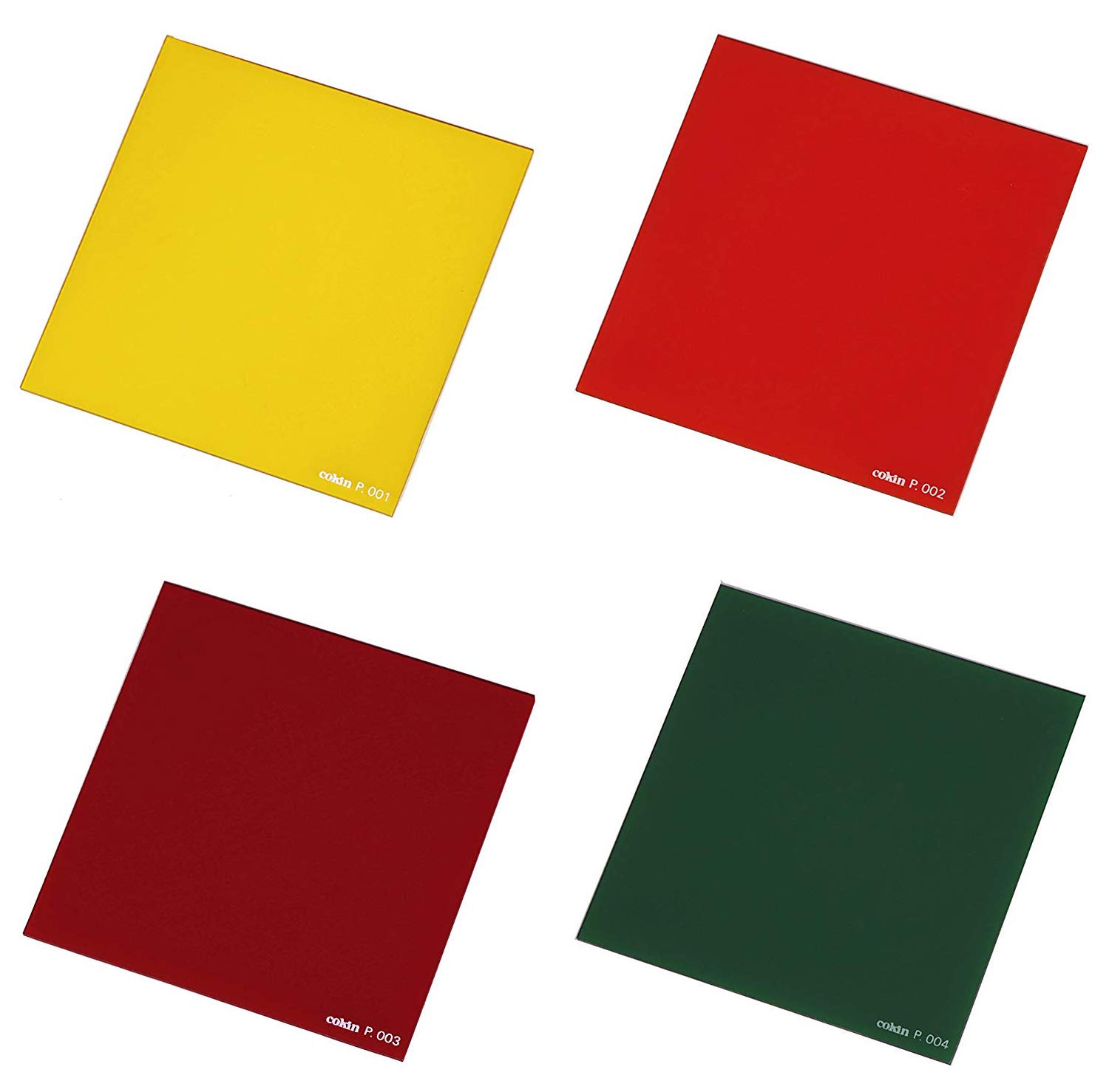 Cokin Square Filter Black & White Creative Kit - Includes Yellow (001), Orange (002), Red (003), Green (004) for M (P) Series Holder - 84mm X 84mm