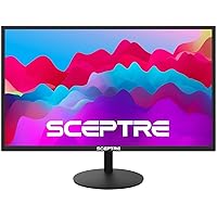 Sceptre 27-Inch FHD LED Gaming Monitor 75Hz 2X HDMI VGA Build-in Speakers, Ultra Slim Metal Black