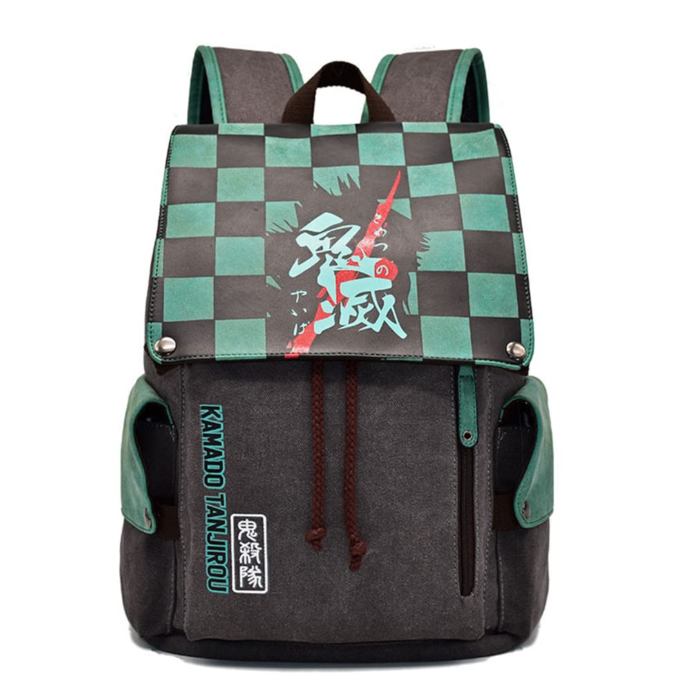 Dropship Afoxsos Japanese Anime Backpacks - Unisex Canvas Shoulder Bag For  School And Office (10.6