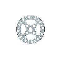 KitchenCraft Gas Ring Reducer Trivet, Galvanised Iron, 12 cm, Silver