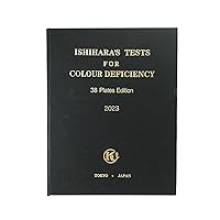 Ophthalmic Optical Optometry Ishihara Book 38 Plates Color Blindness Color Deficiency Test Book for Driver School Ishihara Test Chart Books Ishihara Test Chart Books for Color Deficiency 38 Plates