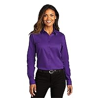 Port Authority Ladies Long Sleeve SuperPro ReactTwill Shirt. LW808