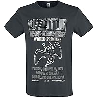Amplified Unisex Adult The Song Remains The Same Led Zeppelin T-Shirt (XXL) (Vintage White)