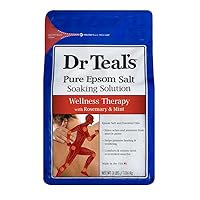 Dr. Teal's Epsom Salt Soaking Solution, Rosemary and Mint, 48 Ounce