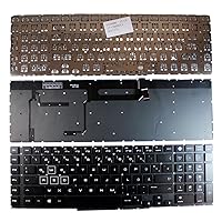 German Layout Backlit Black Replacement Laptop Keyboard Compatible with HP Omen 17-cb1003na