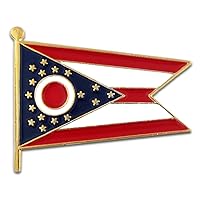 PinMart's Ohio State Burgee Flag OH Lapel Pin