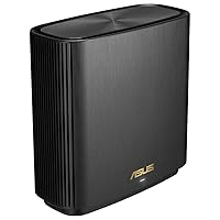 ASUS ZenWiFi XT9 AX7800 1 Pack Black Combinable Router (Tethering as 4G and 5G Router Replacement, Whole-Home Tri-Band AI Mesh WiFi 6 Router, 2.5G Port, Coverage of up to 265 m²/4+ Rooms)