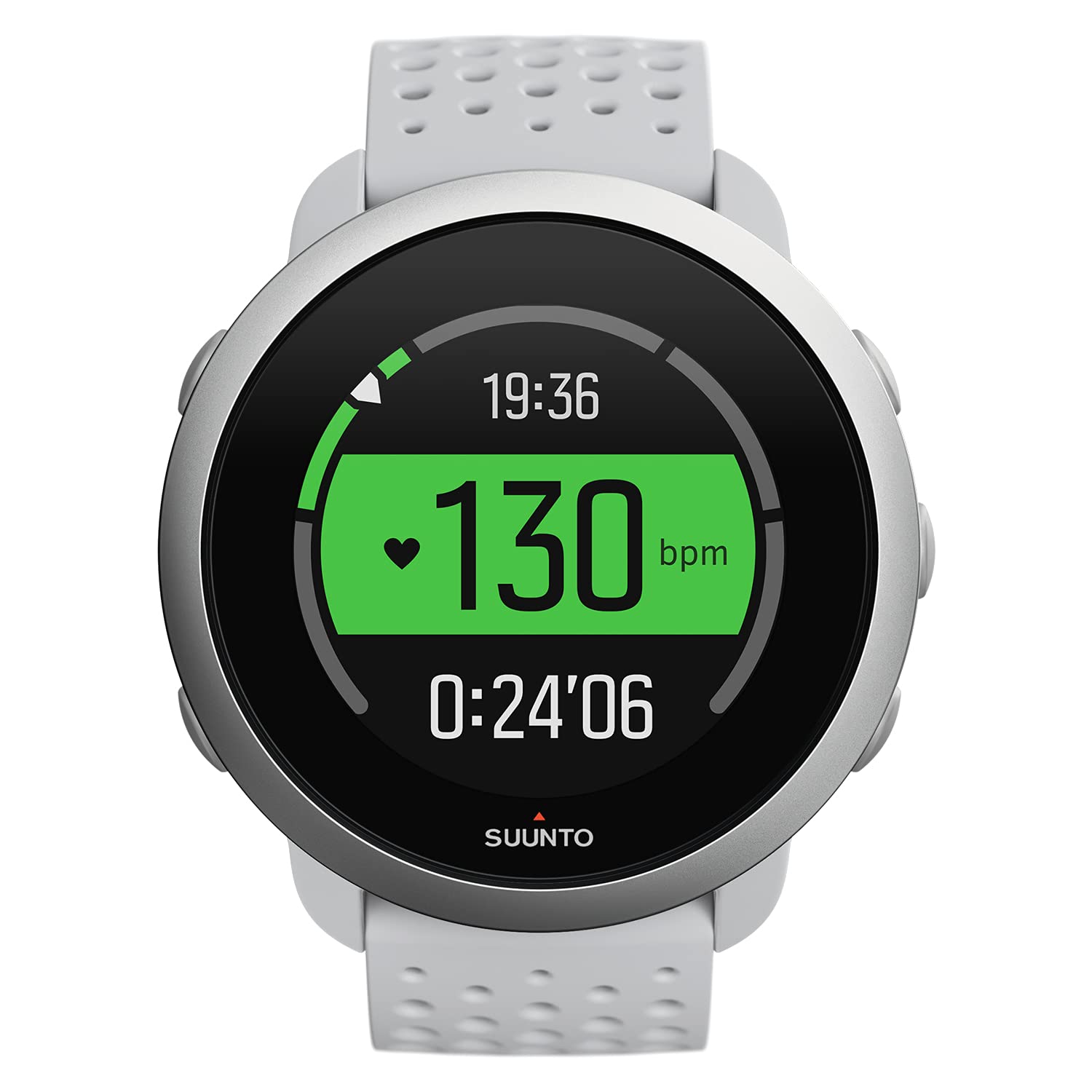 Suunto 3 2020 Edition Fitness Multi Sport Watch with Adaptive Training Guidance (Pebble White)