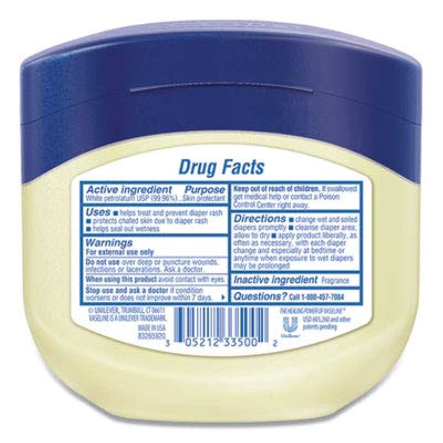 Vaseline Original Petroleum Jelly 13 oz - Hypoallergenic Moisturizer for Dry Skin, Non-Comedogenic Gel