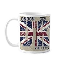London King UK the Union Jack Flag Mug Pottery Ceramic Coffee Porcelain Cup Tableware