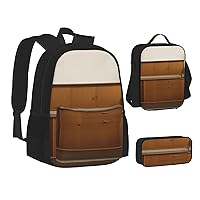 Home Cabinet Backpack, Laptop Backpack With Lunch Bag And Storage Box 3 Piece Set, 15 Inch Large Backpack