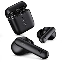 boAt Airdopes 141 Bluetooth Truly Wireless in Ear Headphones with 42H Playtime,Low Latency Mode for Gaming, ENx Tech, IWP, IPX4 Water Resistance, Smooth Touch Controls (Bold Black)