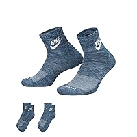 Nike Unisex Everyday Plus Cushioned Training Ankle Socks 2 Pairs