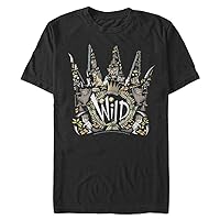 Warner Bros. Men's Where The Wild Things are Crown Collage Short Sleeve Tee Shirt, Black, Large