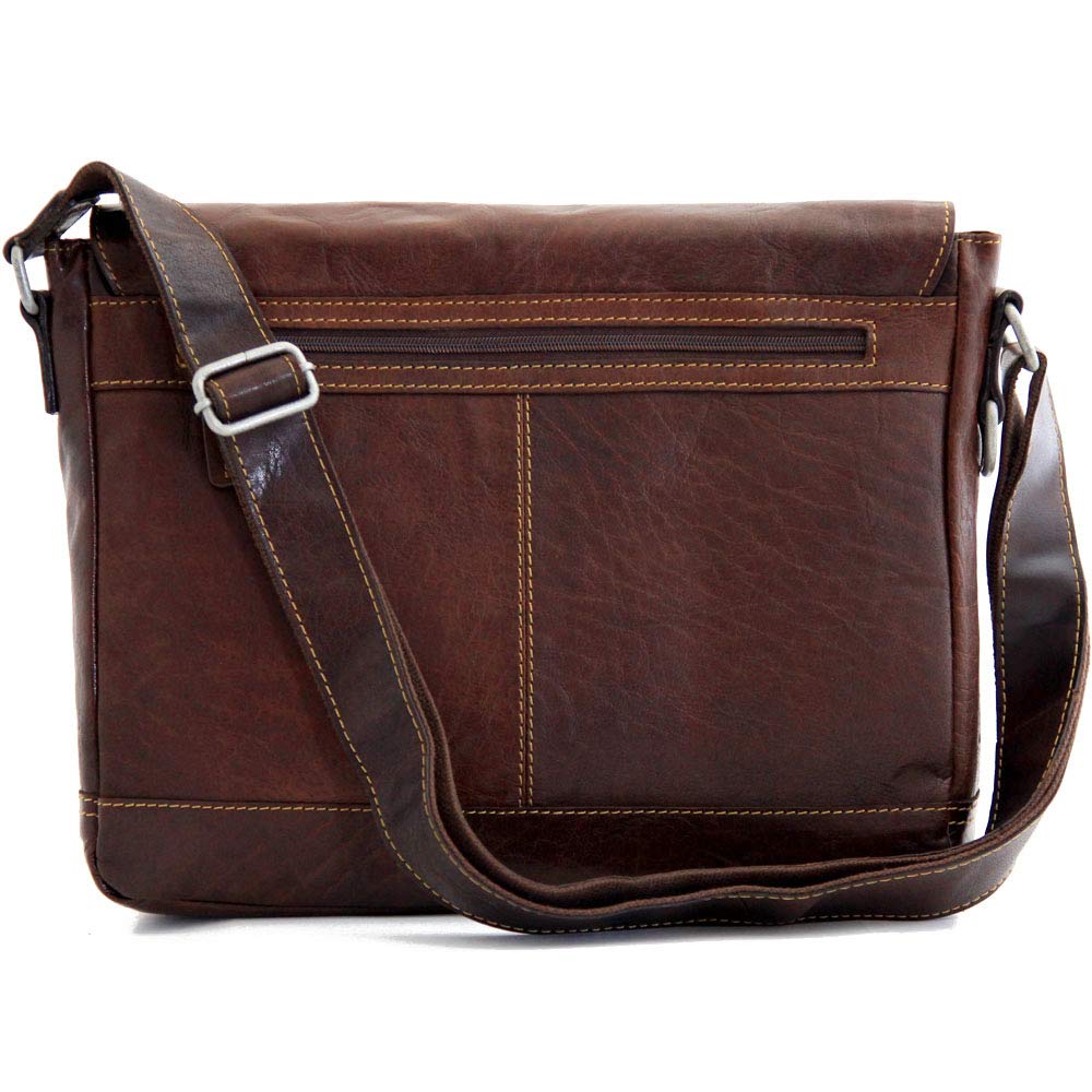 Jack Georges Voyager Messenger Bag #7314 (Brown)