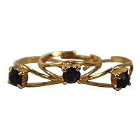 1 Assorted Color Princess Faux Jewel Adjustable Ring