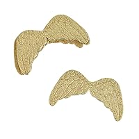 Homeford Embossed Angel Wing Party Favor Embellishments, 3-Inch, 6-Count (Gold)