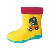 Little/big Kids Boys And Girls Rain Boots Dinosaur Kids Water Shoes Outdoor Anti Slip Dinosaur Rain Youth Rain Boots
