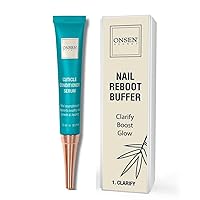 Cuticle Conditioner Cream 15ml + Professional Nail Buffer Block. Cuticle Oil That Sooth, Repair & Strengthen Cuticles & Nails, 3 Way Nail Buffing Block