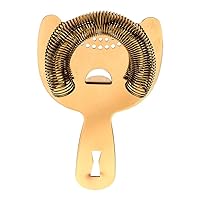 Barfly Heavy Duty Spring Bar Strainer, Gold Plated