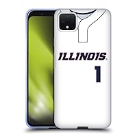 Head Case Designs Officially Licensed University of Illinois U of I Baseball 3 Soft Gel Case Compatible with Google Pixel 4 XL