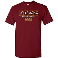 Elements of Humor - Science Sarcasm Periodic Table Funny T Shirt