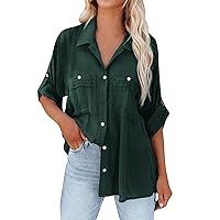 Tank Top for Women Tank Top for Women Square Neck Summer Tops Loose Fit Casual Solid Color Cap Sleeve Shirt Womens Short Sleeve V Neck Tops Womens Tunic Tops Cute Tops for Women Green