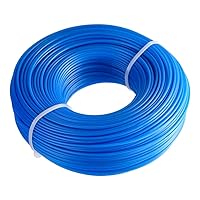FEPITO Round .065-Inch String Trimmer Line 328ft Long Nylon Trimmer String Replacement Line for Garden String Trimmer Edger Replacement Spool