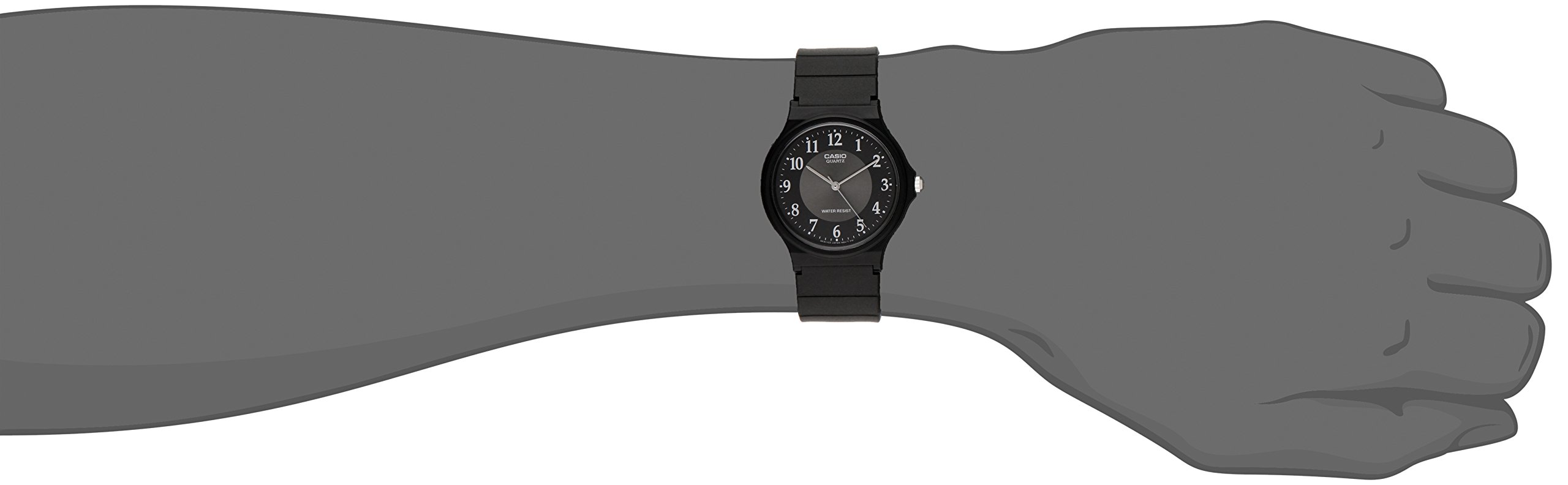 Casio Men's MQ24-1B3 Watch with Black Rubber Band