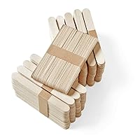 hand2mind Jumbo Size Natural Wood Craft Sticks, Popsicle Sticks For Crafts, Waxing Sticks, Classroom Art Supplies, Art Sticks, Sticks For Crafting, Kids Art Supplies, 6 inch x 11/16 inch (Pack of 500)