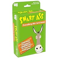University Games | Smart Ass '80s Tuck Box Card Game, Perfect for Game Night on The Go for 2 or More Players Ages 12 and Up