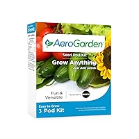AeroGarden Grow Anything Seed Pod Kit for AeroGarden Hydroponic Indoor Garden, 3-Pod