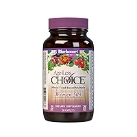 Nutrition Age-Less Choice Whole Food-Based Multiple for Women 50+, Iron, Dairy & Gluten-Free, Kosher Certified, Vegetarian Friendly, Pink/Purple, 90 Count