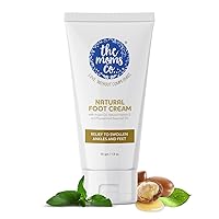 The Moms Co. Natural Cooling Foot Cream, Chemical-Free Peppermint Foot Cream For Cracks, Swollen Ankles And Tired Feet (50g / 1.8 Fl. Oz.)