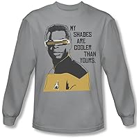 Star Trek - Mens Cooler Shades Long Sleeve Shirt in Silver