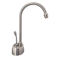 Westbrass D271-20 Velosah Single Handle Hot Water Dispenser Faucet Only, Stainless Steel