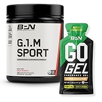 BARE PERFORMANCE NUTRITION BPN G.1.M. Sport Endurance Training Fuel & Go Gel Endurance Gel Apple Cinnamon Bundle