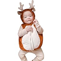 Baby Boys Graphic Tees Christmas Holiday Cosplay Deer Costumes Tops Newborn Infant Baby Boy Long Sleeve Tee Shirt Kid