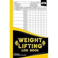Weight Lifting Log Book | Exercise Notebook and Fitness Record for Personal Training | Gym Planner | WeightLifting and Cardio Tracker / Diary | ... and women: 120 pages | Small Size 6 x 9 in.