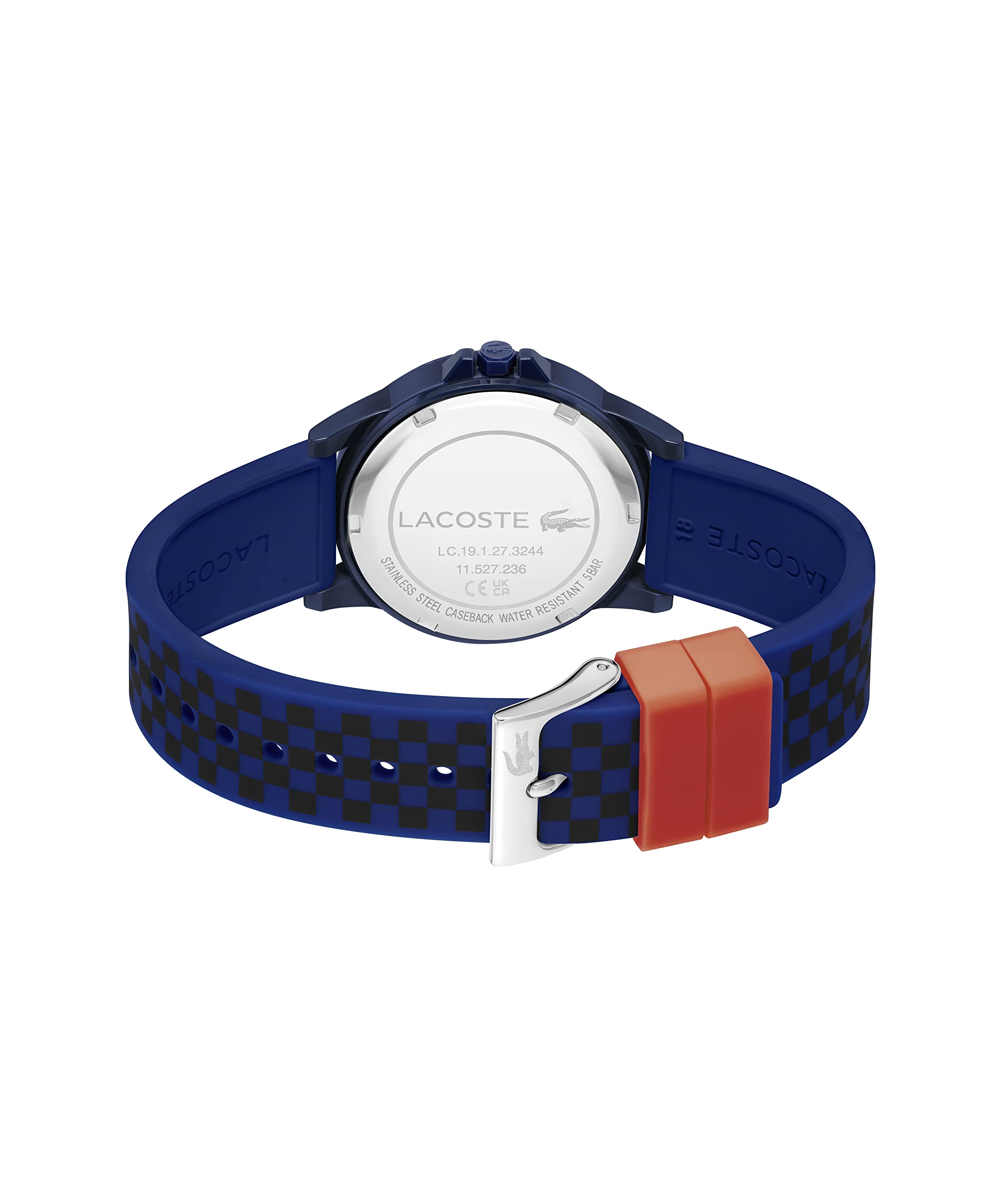 Lacoste Rider Kids' Quartz TR90 Case Watch with Silicone Strap
