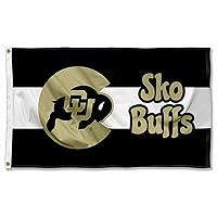 College Flags & Banners Co. Colorado CU Buffaloes Sko Buffs Large Outdoor Banner Flag