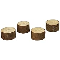 Rustic Real-Wood Place Card/Photo Holder (Set of 4) (100)