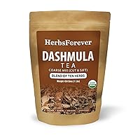 HerbsForever Dashmula Tea – Cut and Sifted – Stress Relief Formula – Supports Physical and Mental Health – Non GMO, Organic, Vegan – 454 GMS
