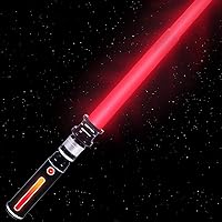 MIWIND Lightup Saber for Kids LED FX Light Swords, Expandable Lightup Sabers with Sound and Glowing Handle, Light Up Sword for Kids, Christmas Parties Costume, Galaxy War Fighters