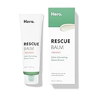 HERO COSMETICS Rescue Balm +Red Correct Jumbo Post-Blemish Recovery Cream from Intensive Nourishing and Calming for Dry, Red-Looking Skin After a Blemish - Dermatologist Tested (50ml)